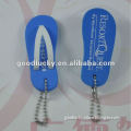 Cute shoes shaped EVA key chain for promotional gifts